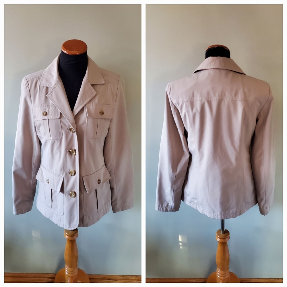 Braetan S 90s Old Money Timeless Contemporary Parisian Utility Safari Jacket - Picture 7 of 13